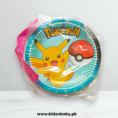Pokemon Party Plates Pack of 10 | Kids Birthday Tableware