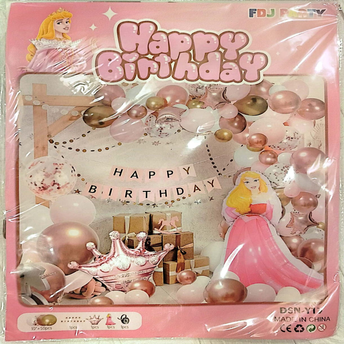 Princess New Theme Combo Decoration Set