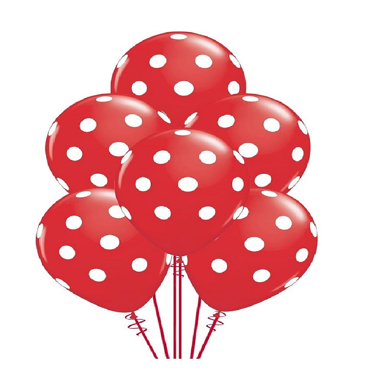 Polka Dot Latex Balloons - 20 Pieces