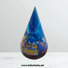 Sonic the Hedgehog theme birthday cap party accessory for a speedy celebration
