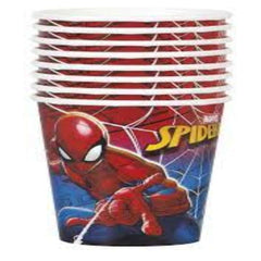 Spiderman theme disposable paper cups for birthday party