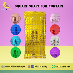 Square Shape Foil Curtain Backdrop for Parties and Events