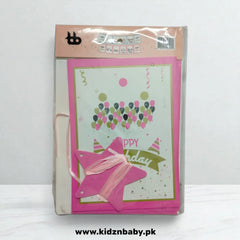 Pink Star 1/2 wall hanging banner