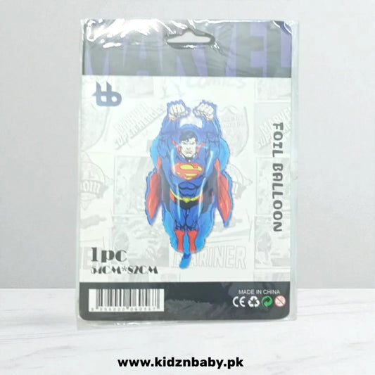 Superman Foil Balloon 18 Inch – Superhero Birthday Pakistan