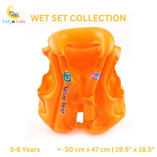 Deluxe Swim Vest for Kids with Safety Buckle