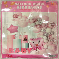 First Tooth Baby Girl Theme Combo Decoration Set