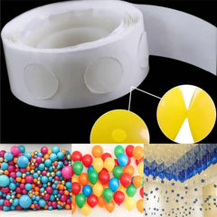 Transparent balloon glue dots for birthday decoration