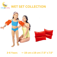 Durable 7.5" x 7.5" Swimming Arm Bands for Kids