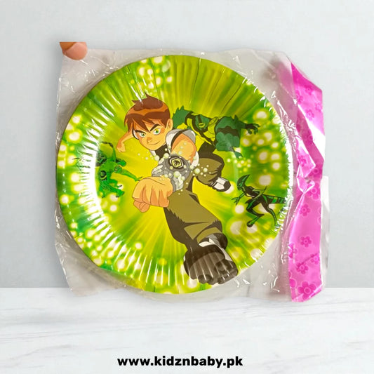 Ben 10 Disposable Plates (Pack of 10)