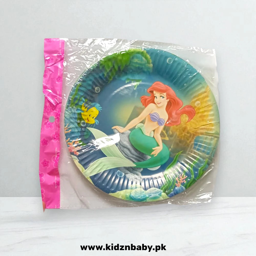 Mermaid New Disposable Plates (Pack of 10)