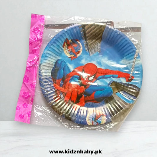 Spiderman New Disposable Plates (Pack of 10)