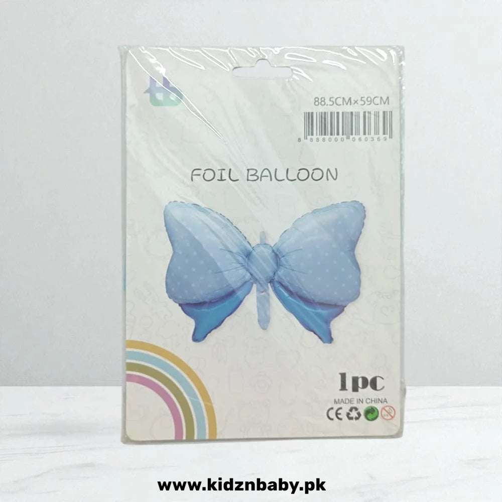 Blue Ribbon Foil Balloon - Perfect for Birthday Decorations