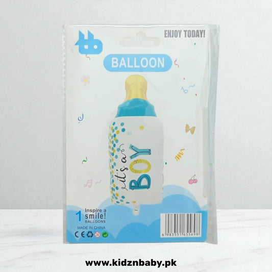 Baby Boy Feeder Foil Balloon - Perfect for Birthday Decorations