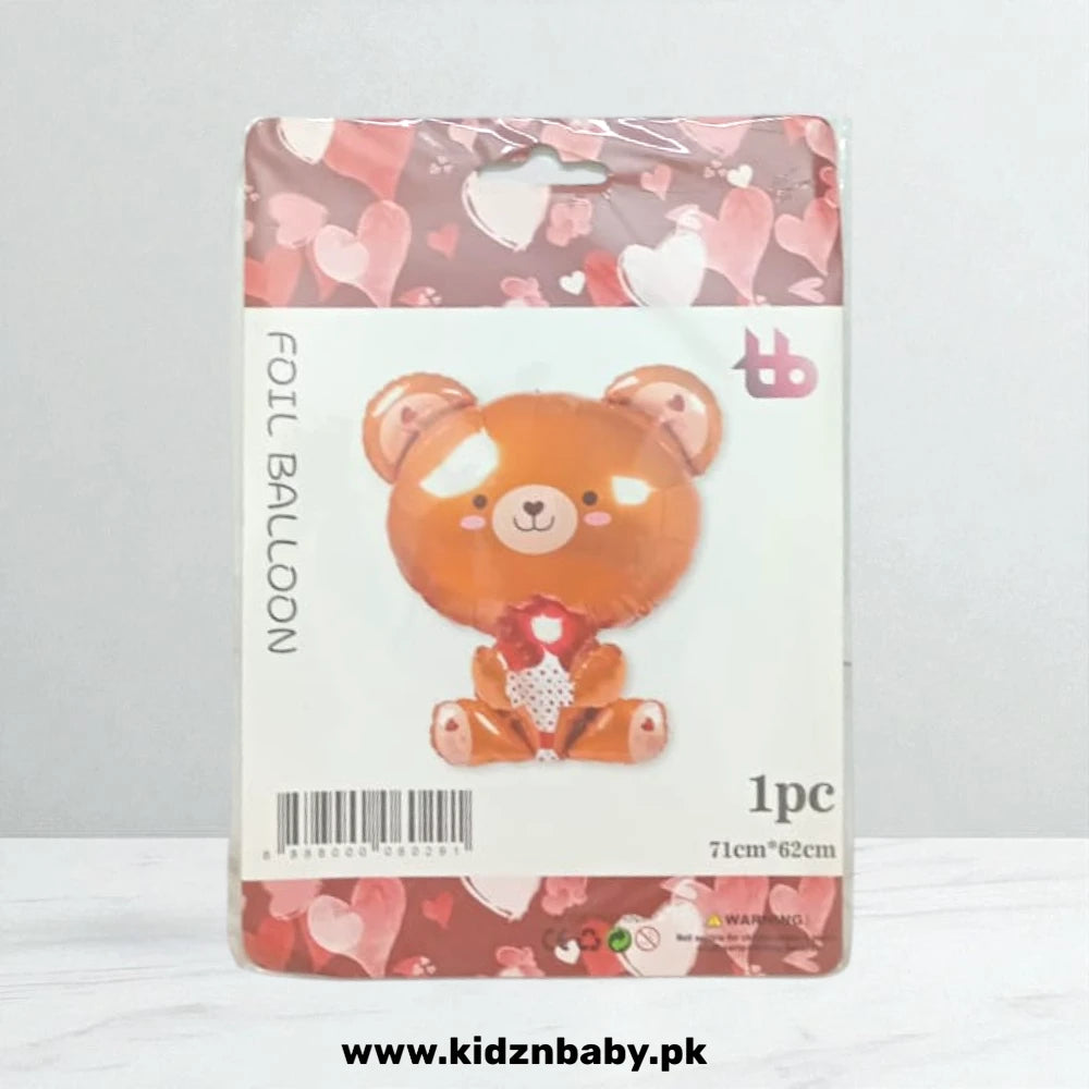 Teddy Bear Foil Balloon - Perfect for Birthday Decorations