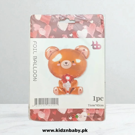 Teddy Bear Foil Balloon - Perfect for Birthday Decorations