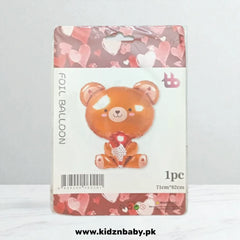 Teddy Bear Foil Balloon - Perfect for Birthday Decorations