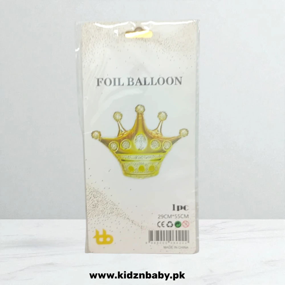Crown Foil Balloon - Perfect for Birthday Decorations