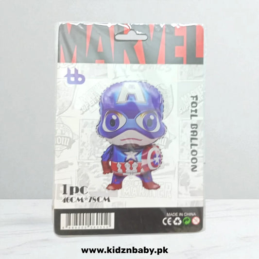 Captain America Foil Balloon - Perfect for Birthday Decorations