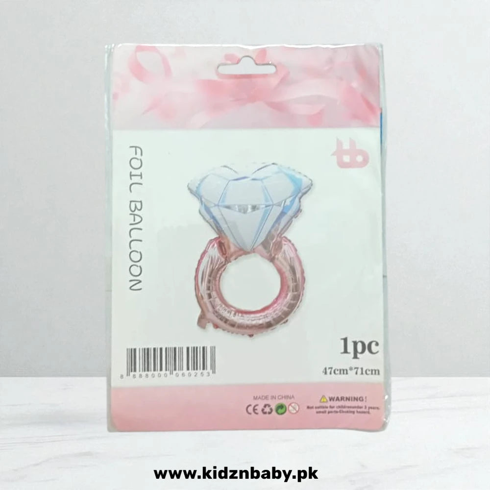Rose Gold Ring Foil Balloon - Perfect for Birthday Decorations