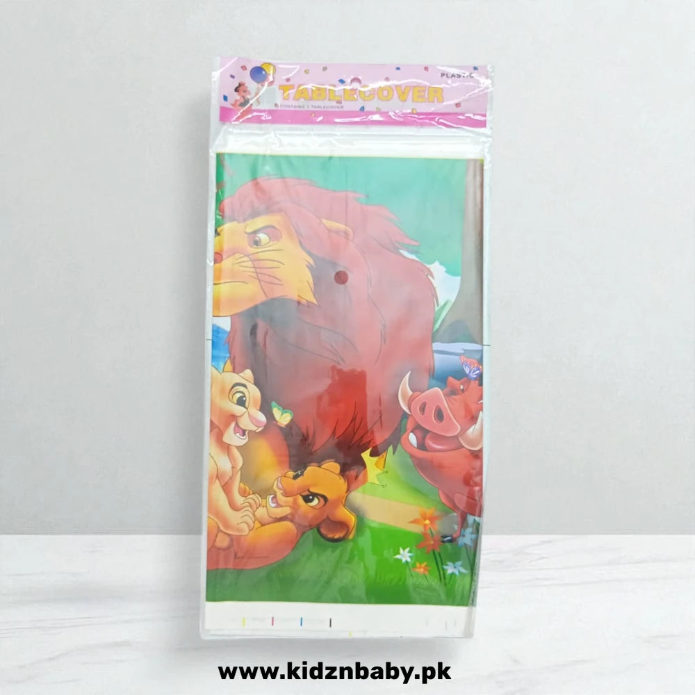 Jungle Theme Plastic Table Cover- Birthday Party Decoration
