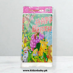 Jungle Theme Plastic Table Cover- Birthday Party Decoration