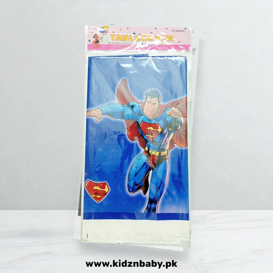 Superman Theme Plastic Table Cover- Birthday Party Decoration