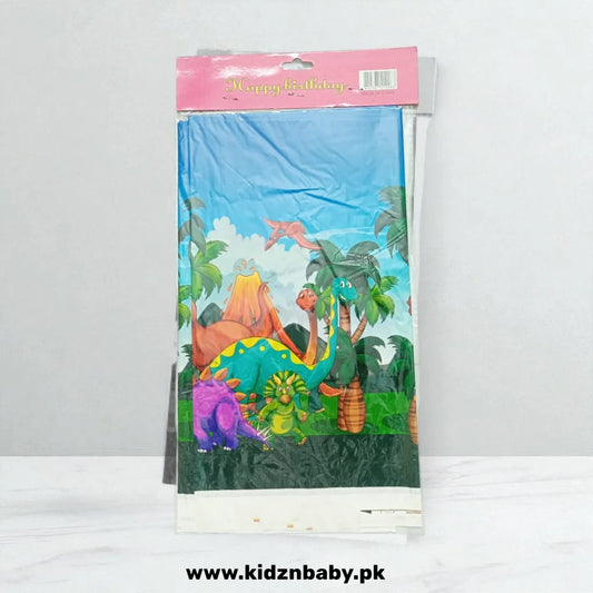 Dinosour Theme Plastic Table Cover- Birthday Party Decoration