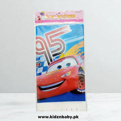 Disney Car Theme Plastic Table Cover- Birthday Party Decoration