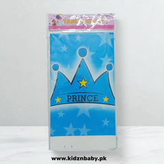 Prince Theme Plastic Table Cover- Birthday Party Decoration