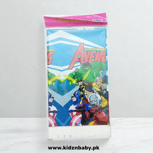 Avengers Plastic Table Cover – Superhero Party Tablecloth for Kids