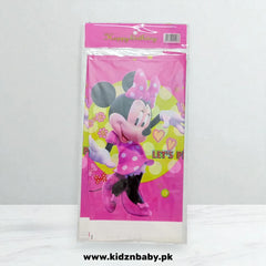 Minnie Mouse Theme Plastic Table Cover- Birthday Party Decoration