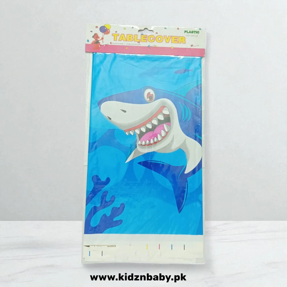 Dolphin Theme Plastic Table Cover- Birthday Party Decoration