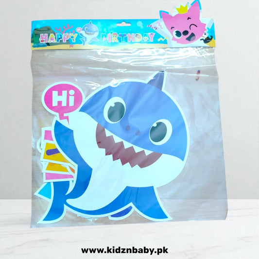 Baby Shark Birthday Banner