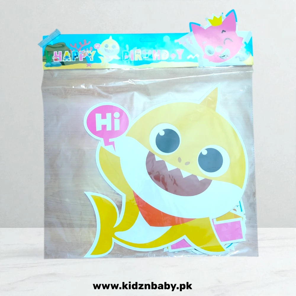 Baby Shark Birthday Banner