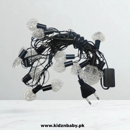 Heart Shape Fairy Lights LED String 15 Feet