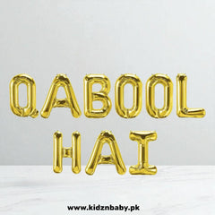 Qabool Hai Foil Balloons – Wedding & Nikah
