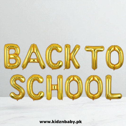 Back To School Gold Foil Letters Collection