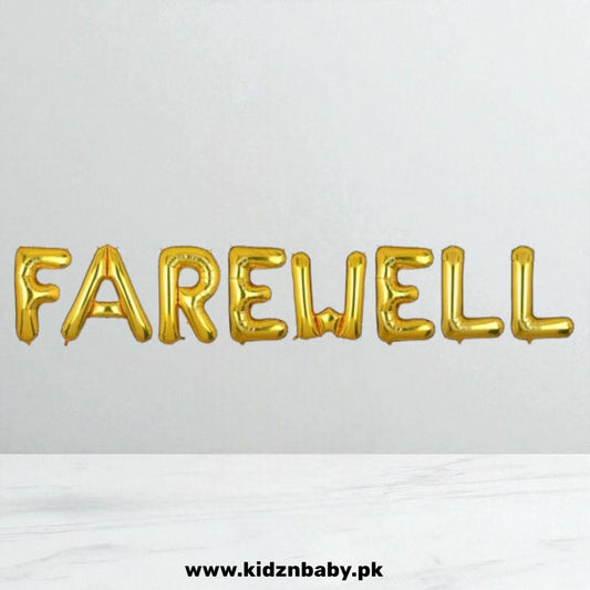 Farewell Gold Foil Letters Collection