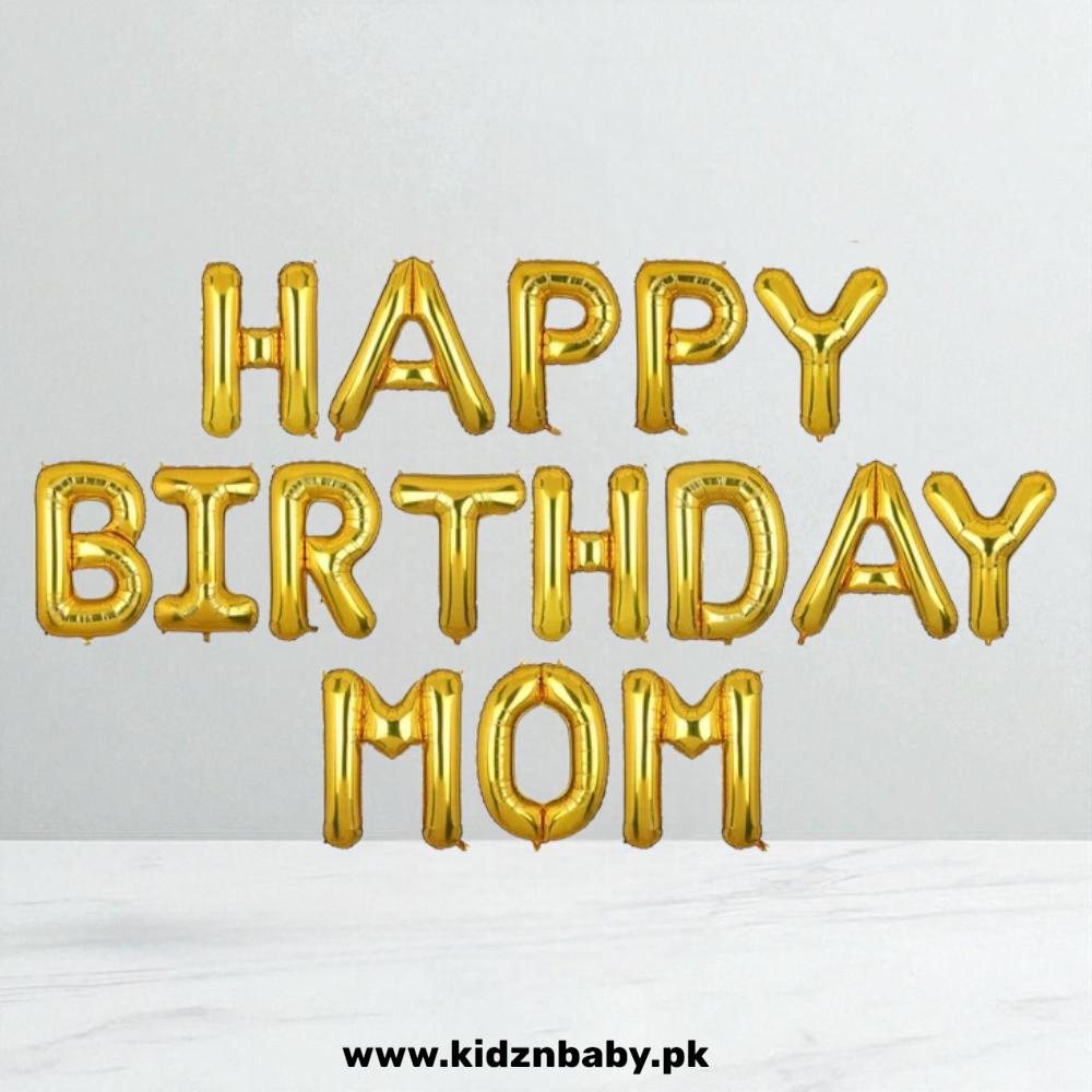 Happy Birthday Mom Foil Letter Collection