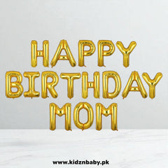 Happy Birthday Mom Foil Letter Collection
