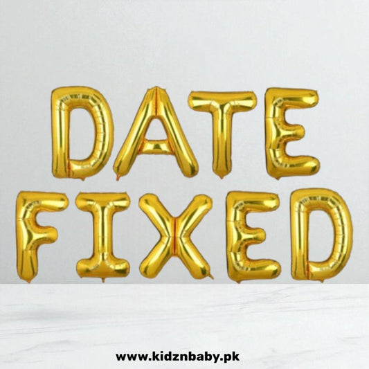 Date Fix Foil Letter Collection