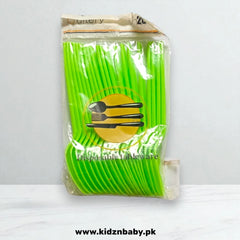 Colorful Plastic Spoons Set (Pack of 20)