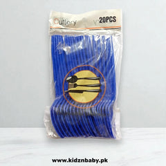 Colorful Plastic Spoons Set (Pack of 20)