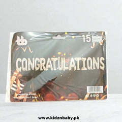 Congratulations Foil Banner Alphabetic Balloons Set