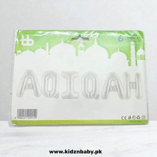 Aqiqah Alphabet balloon set