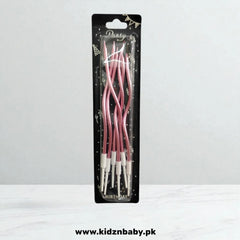 Rose GoldTwisty Curly Candles
