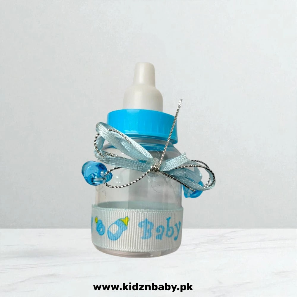 Fillable Baby Boy Feeder Bottle - Perfect for Baby Shower Favors and Decorations