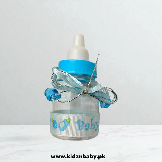 Fillable Baby Boy Feeder Bottle - Perfect for Baby Shower Favors and Decorations