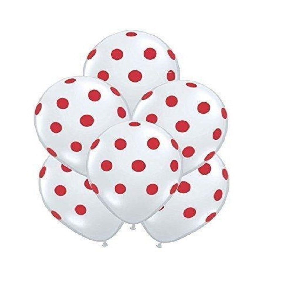 Polka Dot Latex Balloons - 100 Pieces