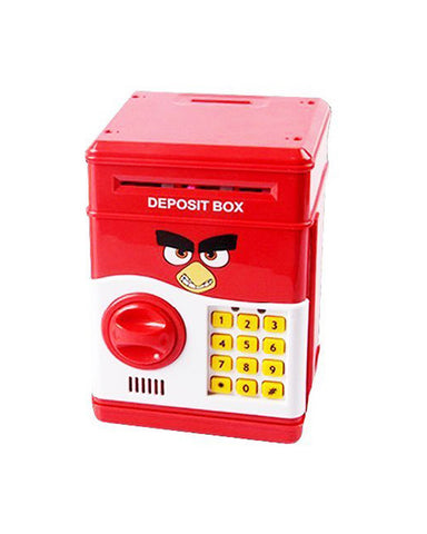 Angry Birds Electronic Money Safe for kids with secure password lock